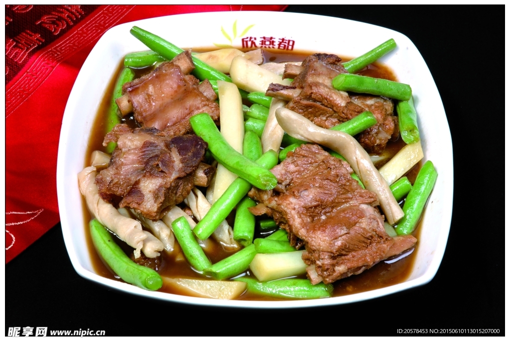 排骨焖卷子