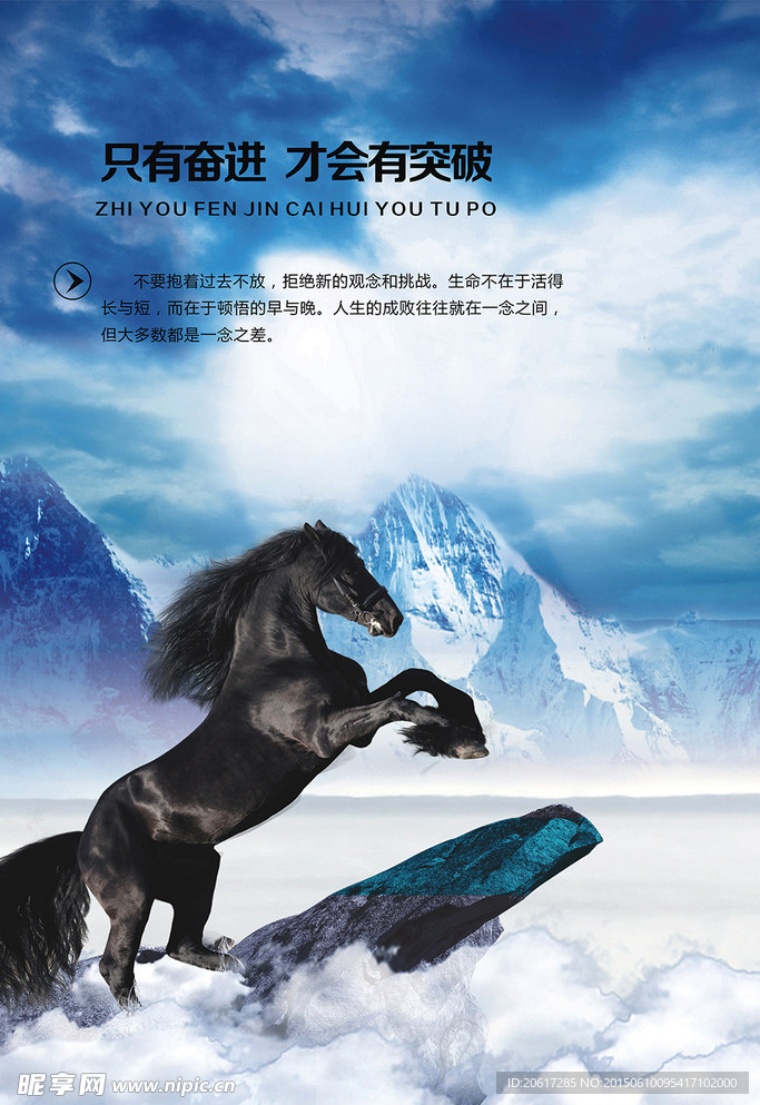 只有奋进