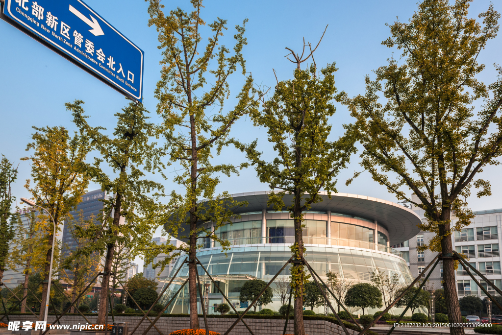 城市风貌 城市道路 城市绿化
