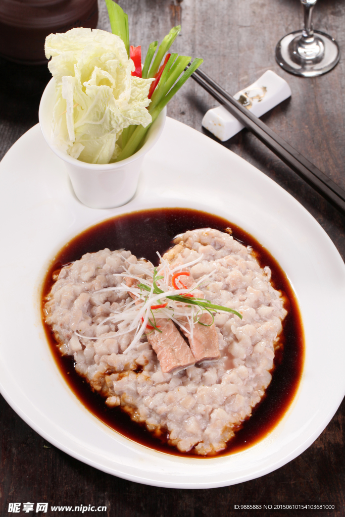 澳门蒸肉饼