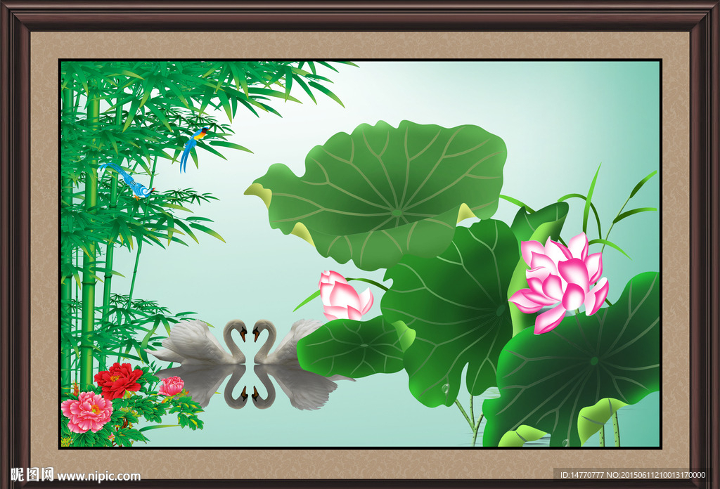 荷花图