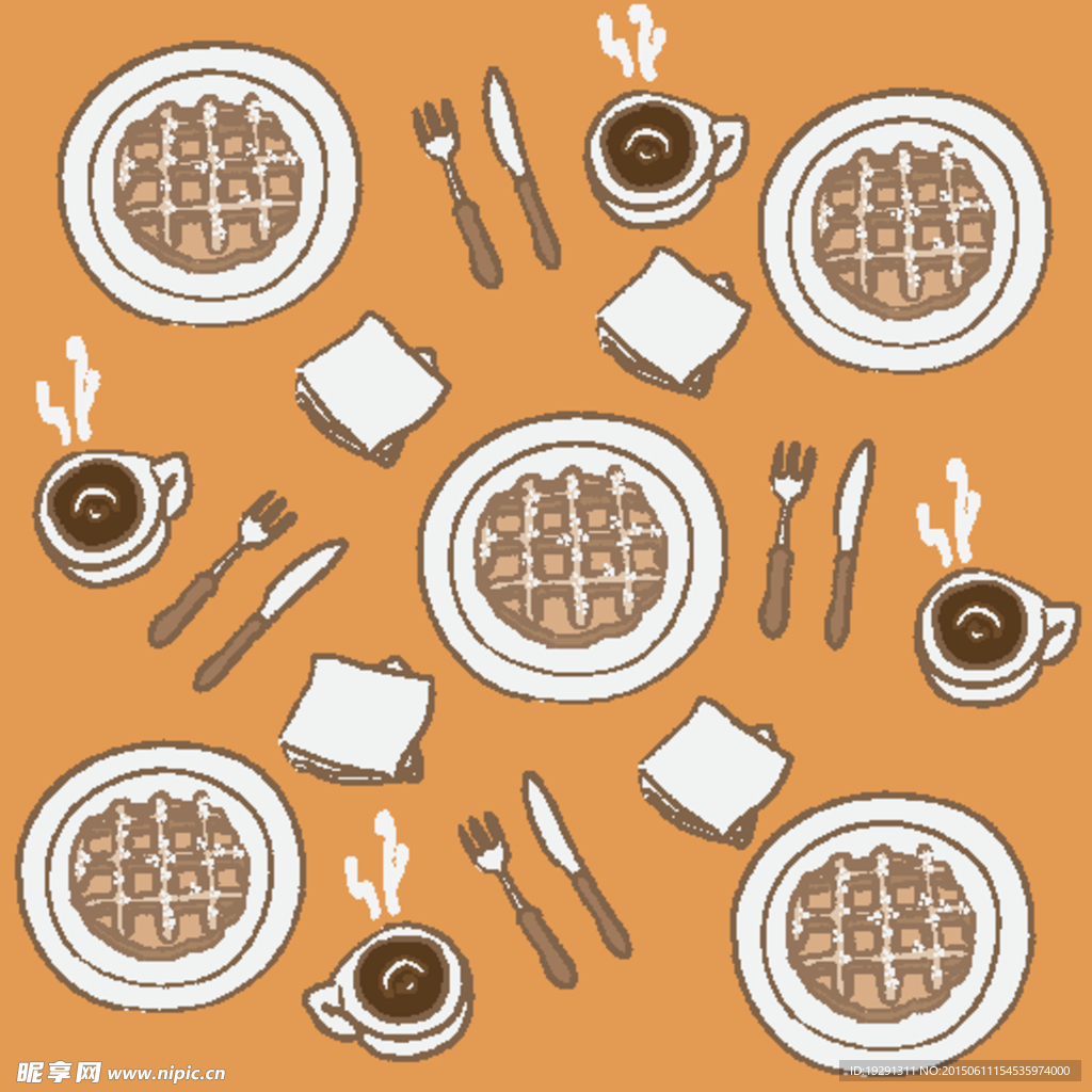 餐具图案设计