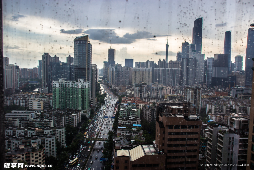 雨后的广州