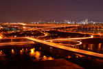城市立交桥夜景