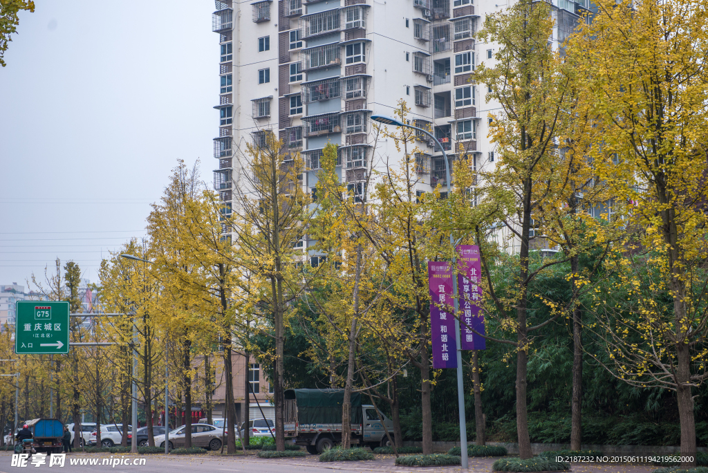 城市风貌 城市道路 城市绿化