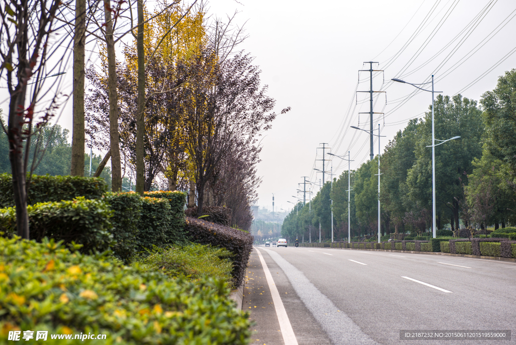 城市风貌 城市道路 城市绿化