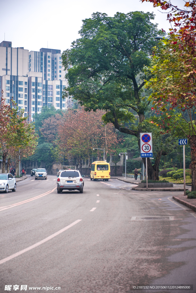 城市风貌 城市道路 城市绿化