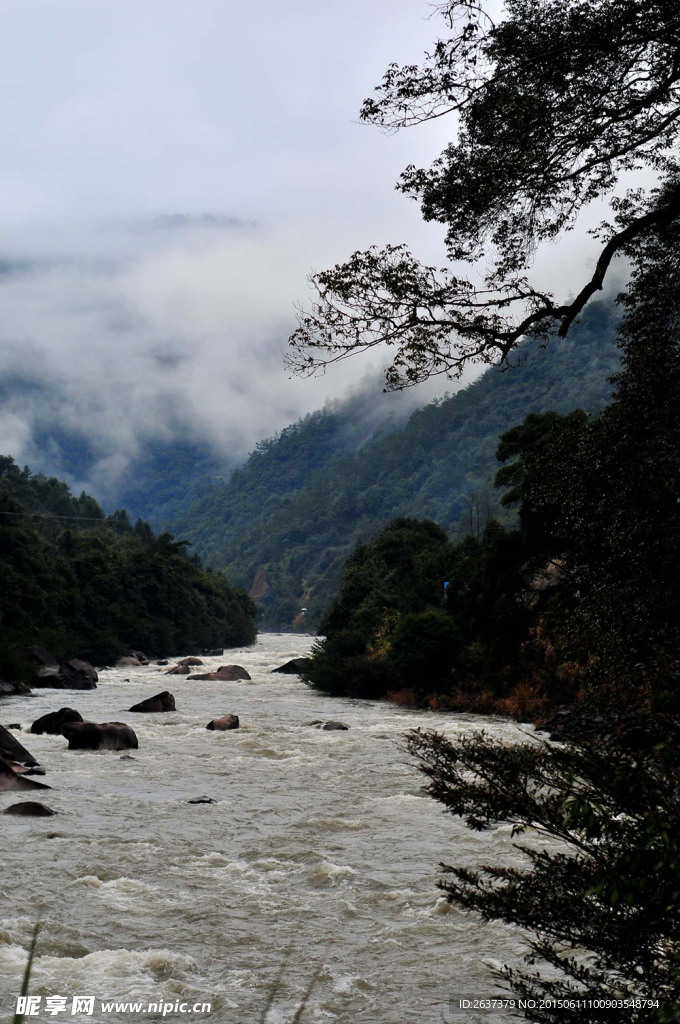 山中美景