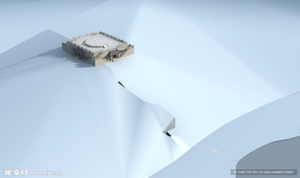 塔底3D模型