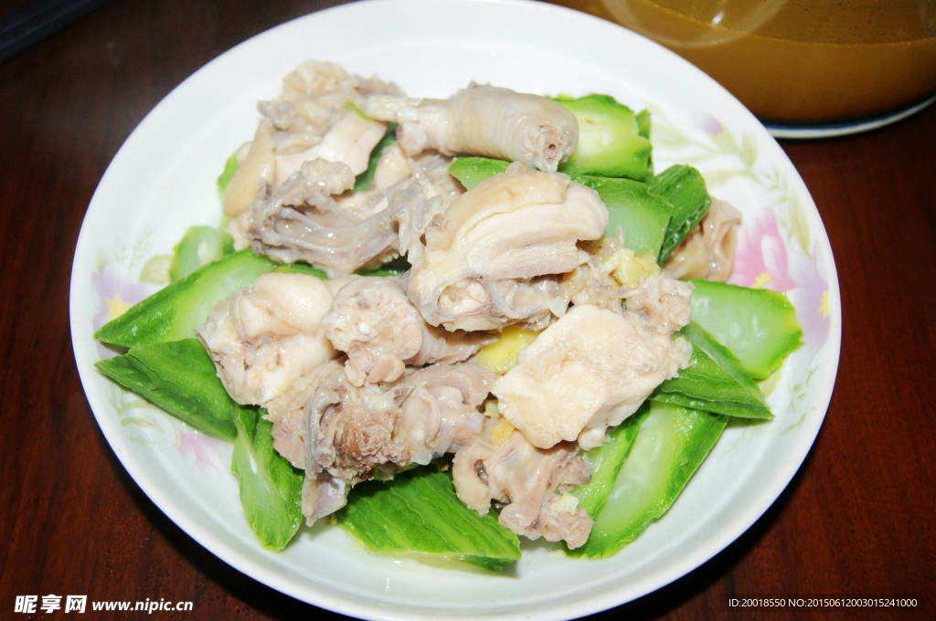 丝瓜鸡肉