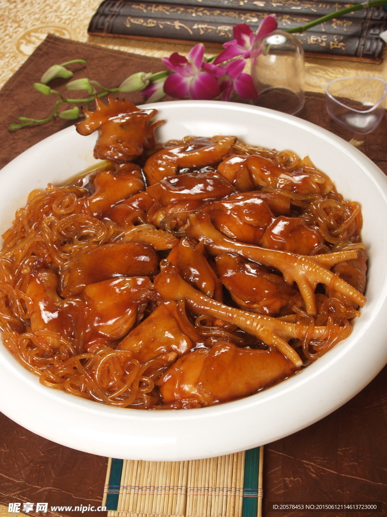 老鸡焖粉