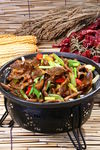 铁锅炒鸡胗