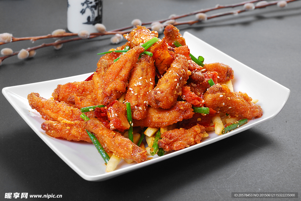 香辣鸡中翅