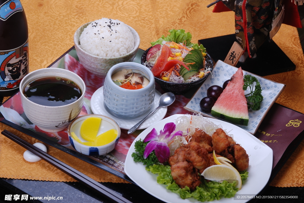 炸鸡块套餐