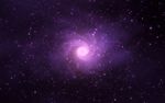 紫色漩涡星空