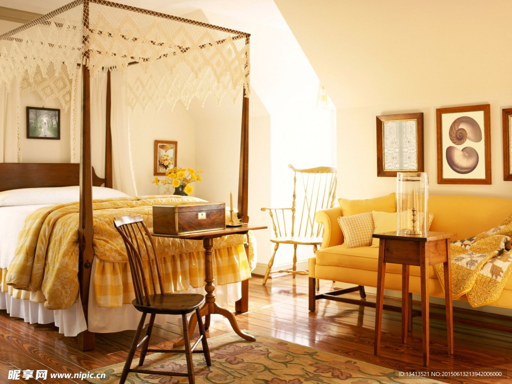 复古温馨卧室装修