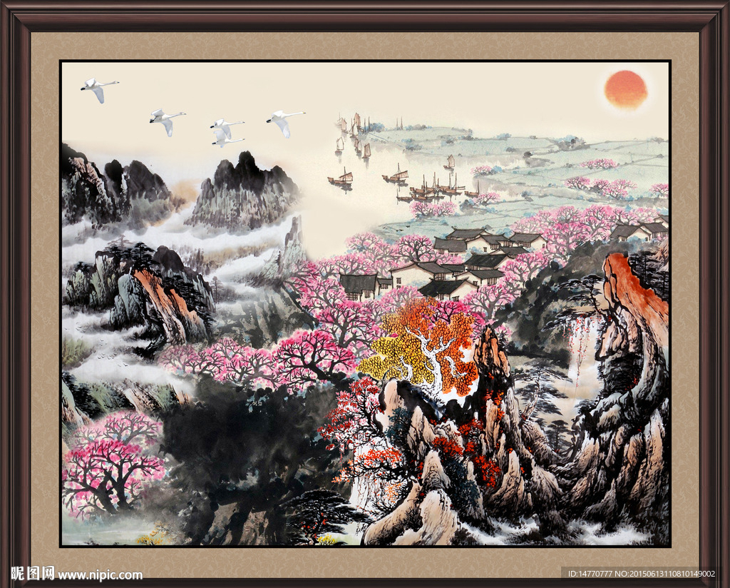 国画山水