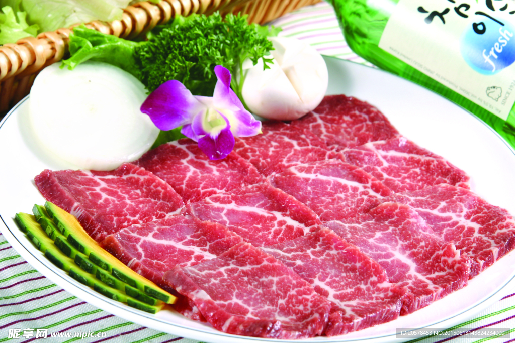 上品花纹牛肉