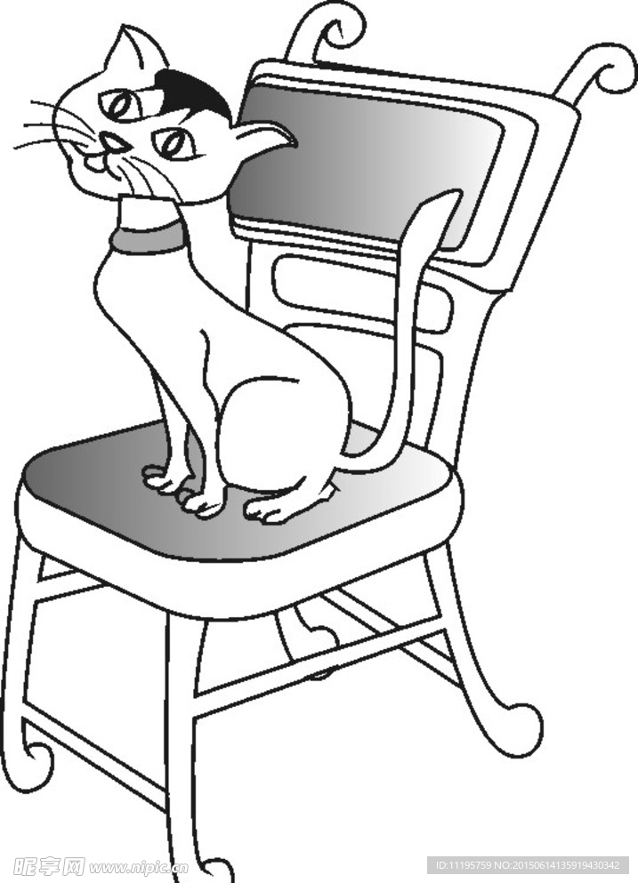 可爱的猫