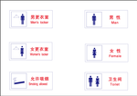 公共场所标示