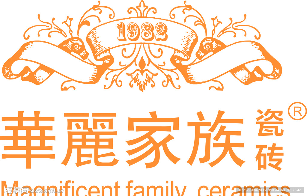 华丽家族瓷砖logo