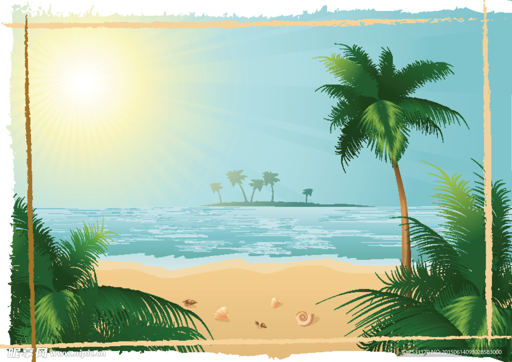 夏日背景