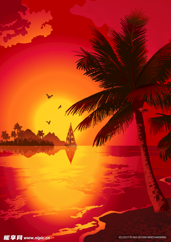 夏日背景