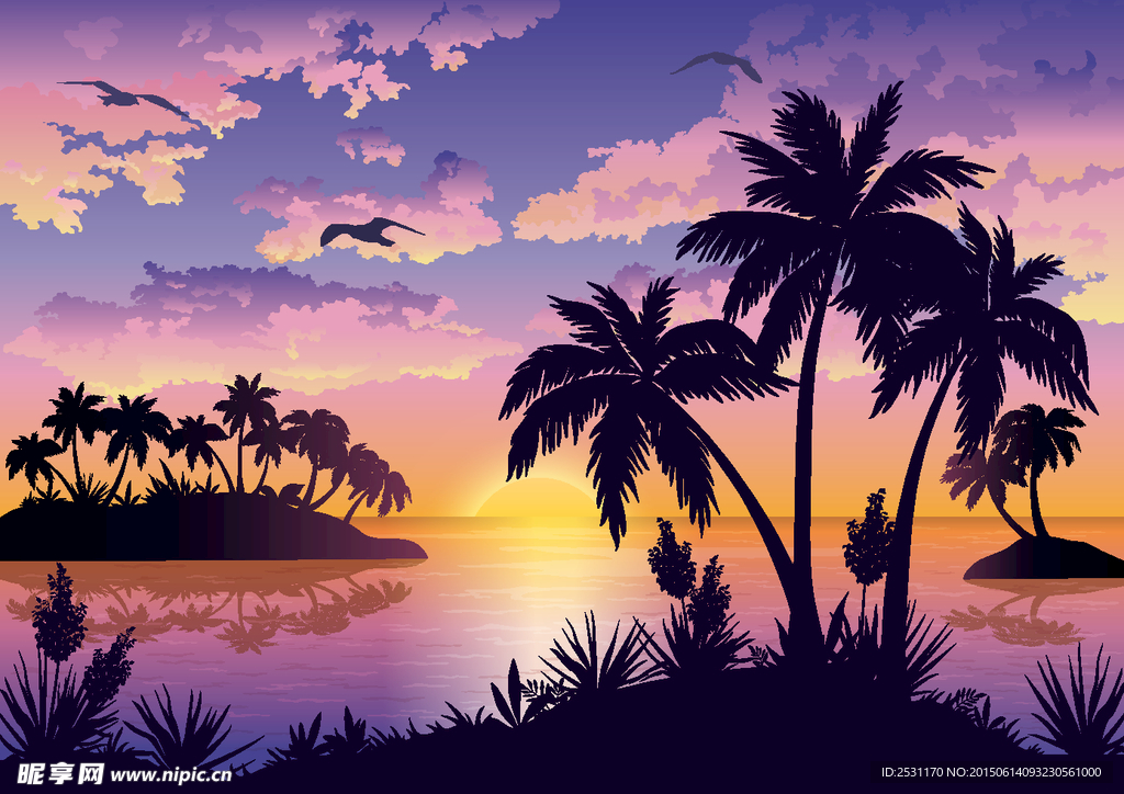 夏日背景
