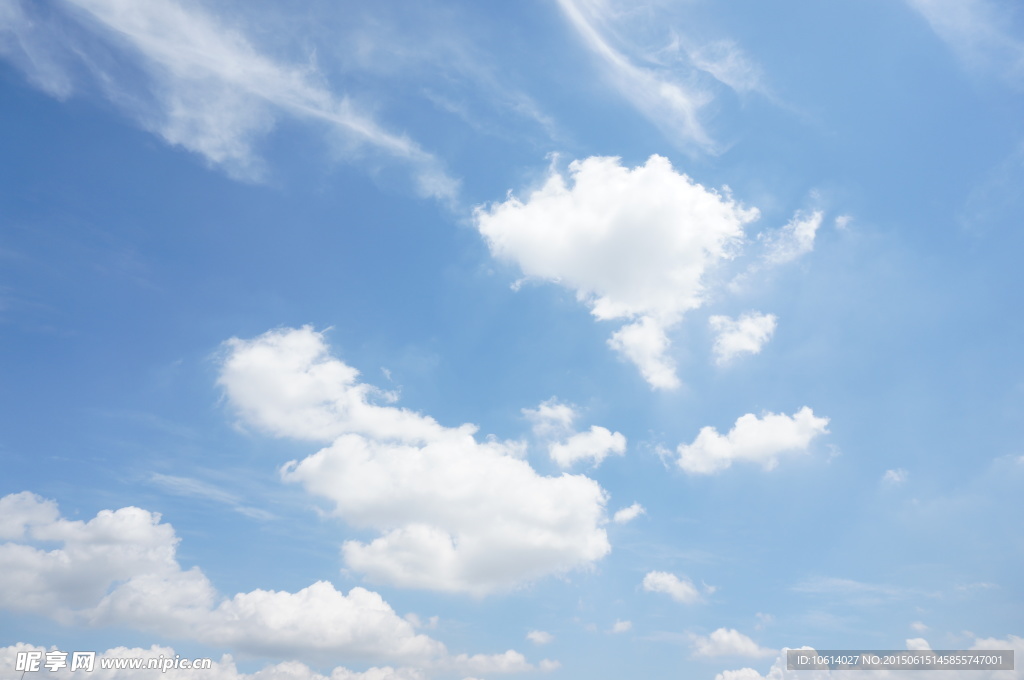 天空 蓝天 白云