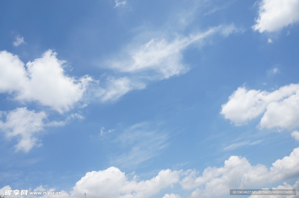 天空 蓝天 白云