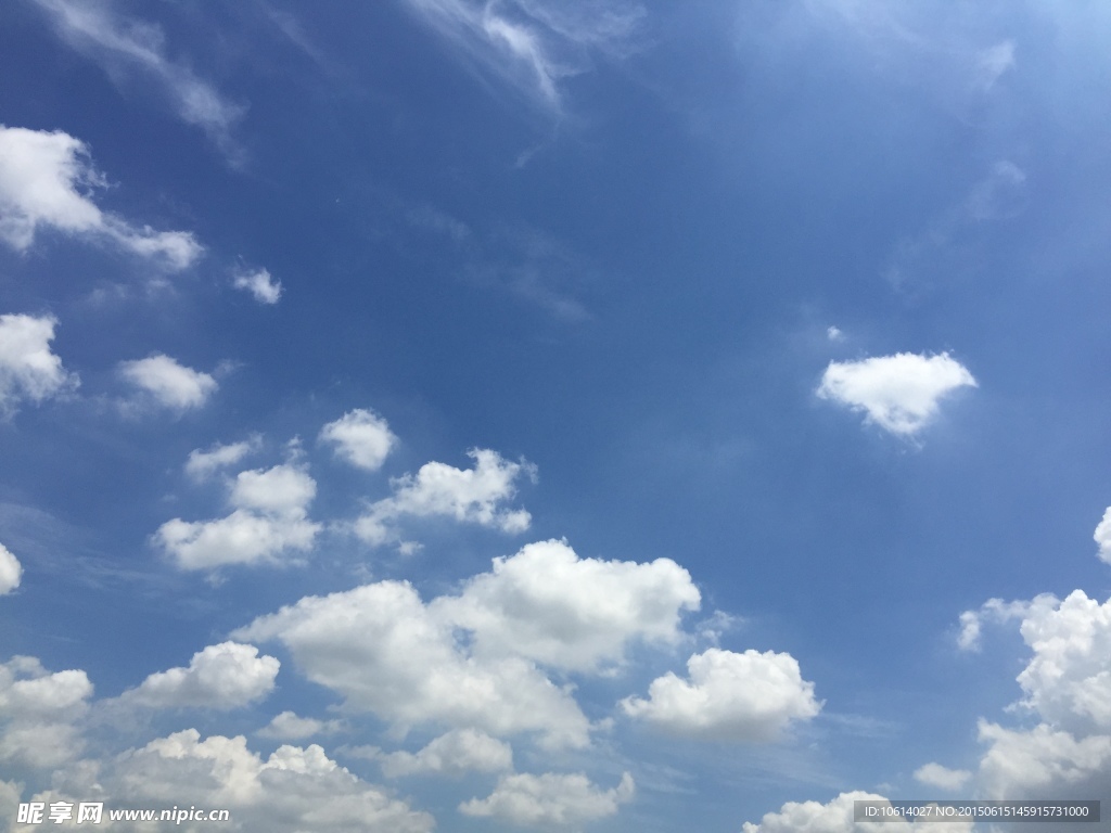 天空 蓝天 白云