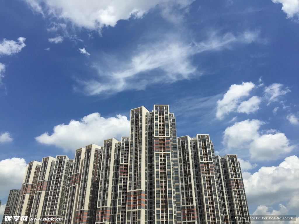 天空 蓝天 白云