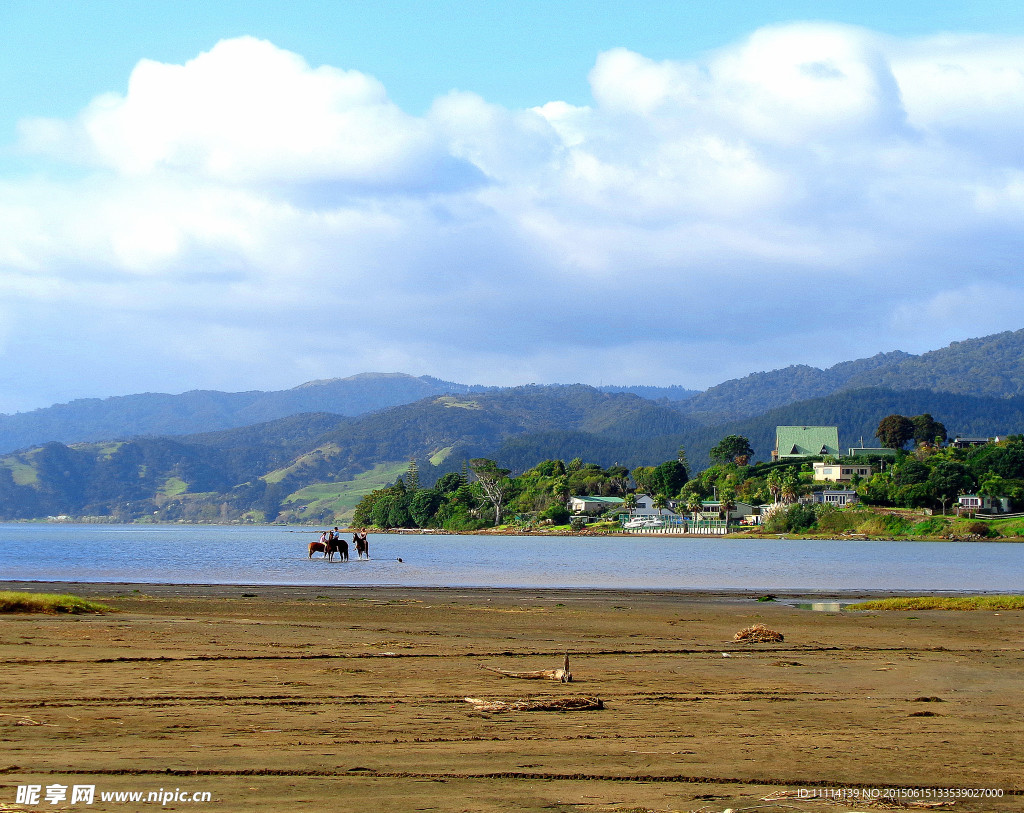 新西兰海滨风景