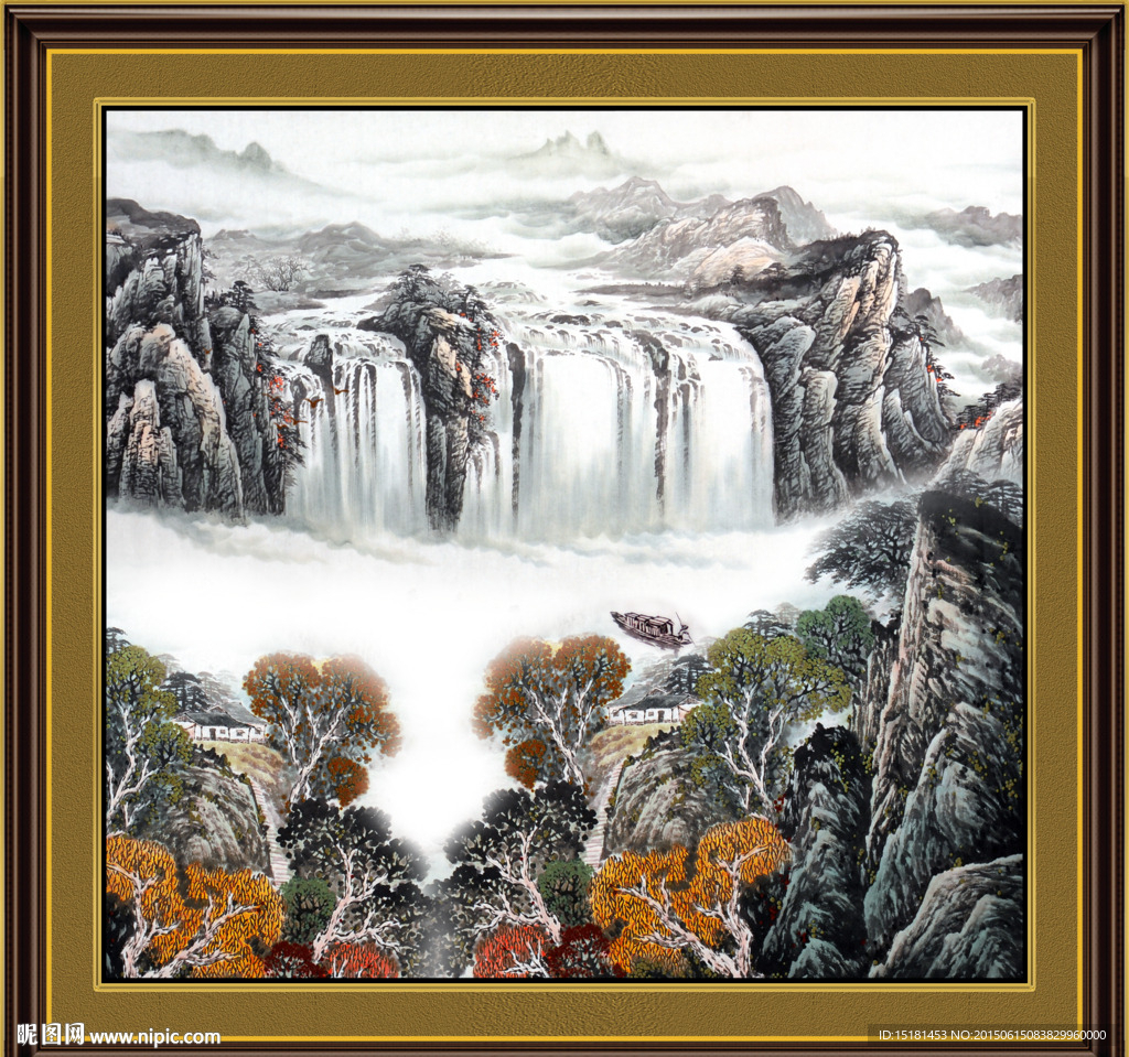 山水国画