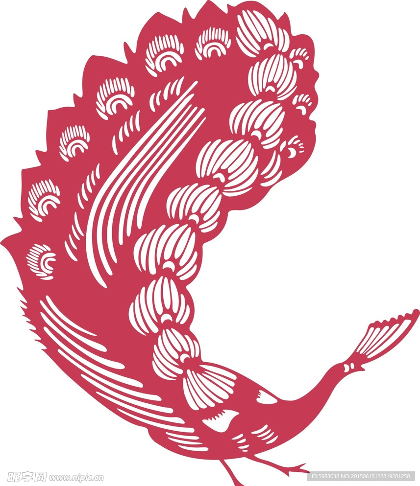 矢量孔雀