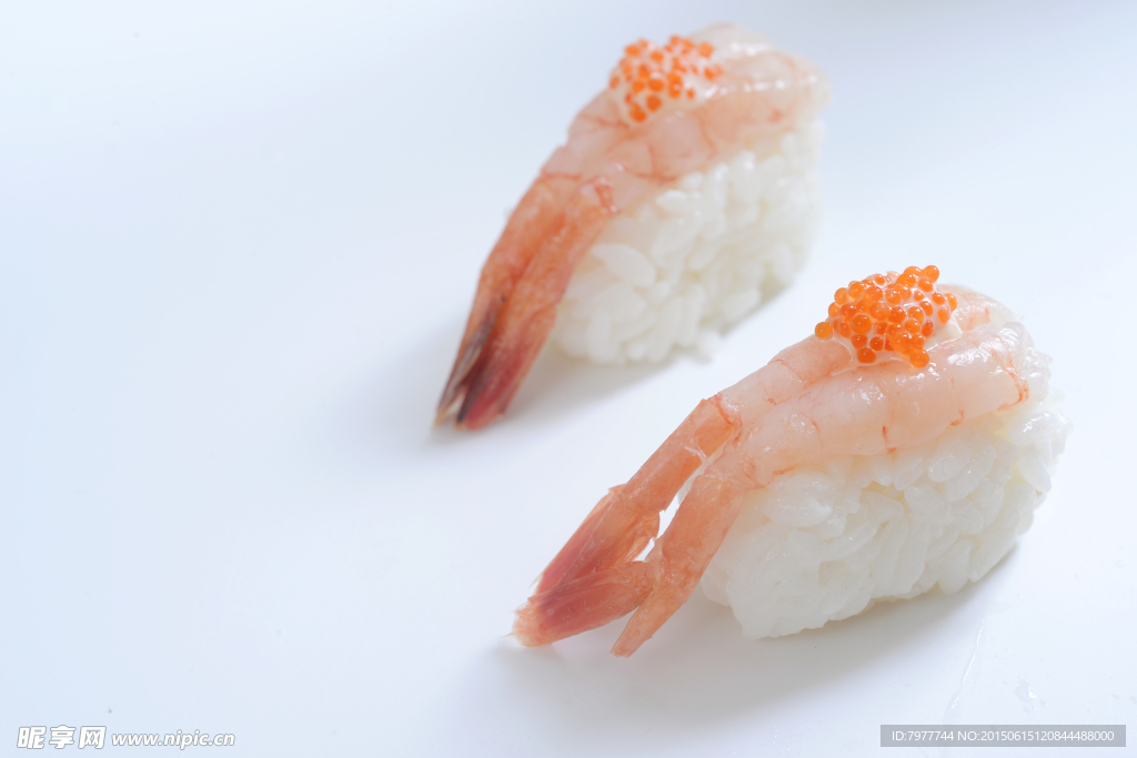 甜虾寿司  菜谱素材