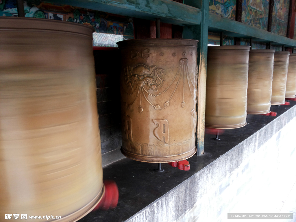 五台山塔院寺转经轮