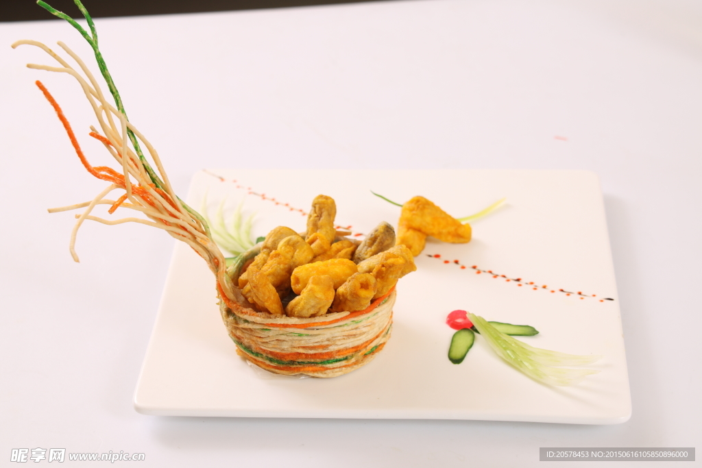 脆菌汁虾