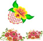 矢量花朵 鲜花