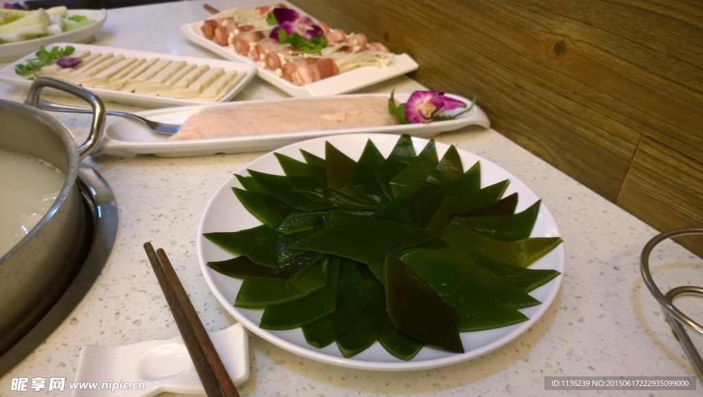 火锅配菜 火锅 海带 食物原料