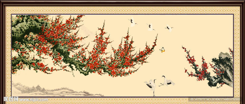 梅花装饰画