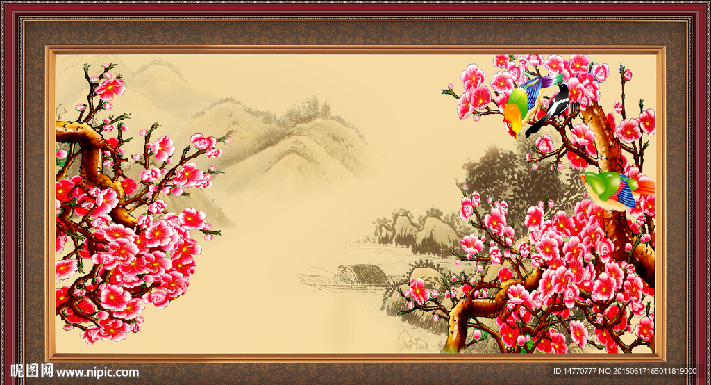 梅花国画