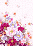 鲜花背景图案