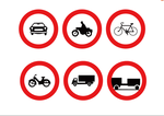 交通限制标志