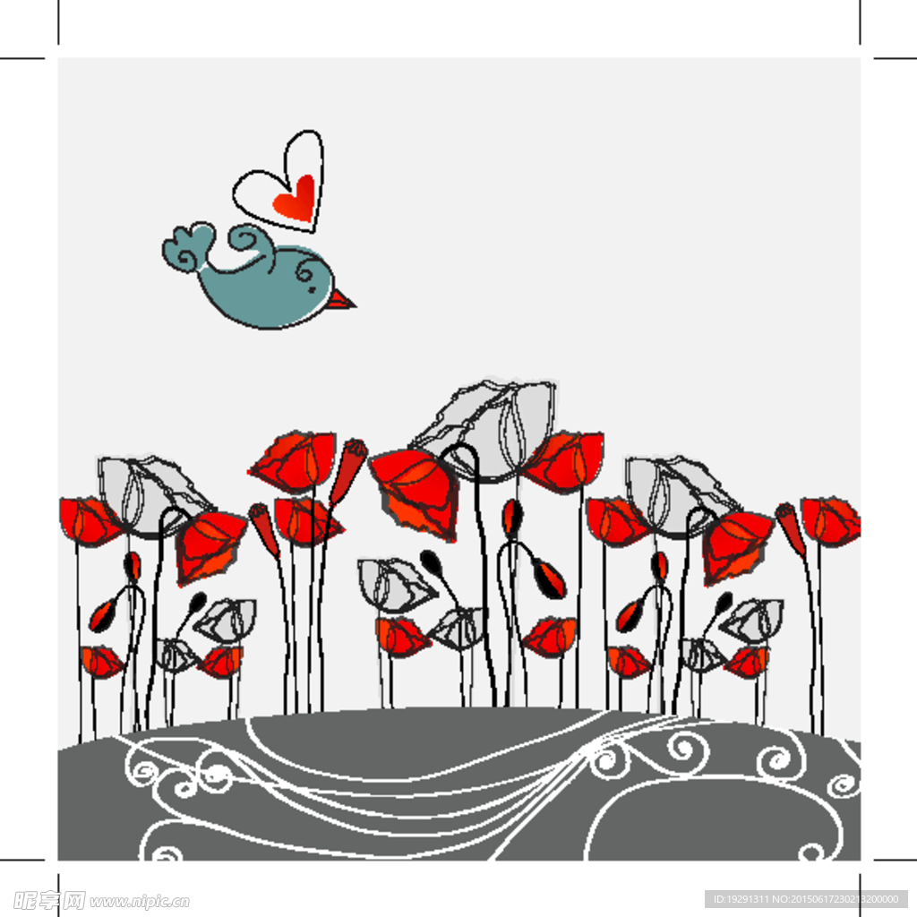 花卉图案设计