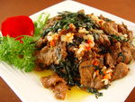 孜然紫苏炒牛肉