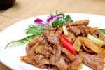 子姜炒牛肉