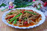 蘑菇炒莜面
