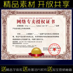 网络授权书模板
