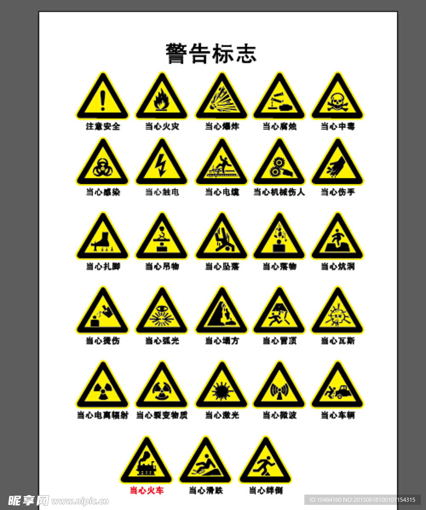 警示标识